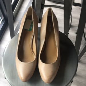 Nine West Tan Leather Heels